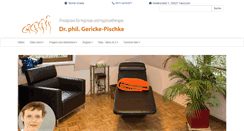 Desktop Screenshot of dr-gericke-pischke.de