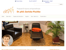 Tablet Screenshot of dr-gericke-pischke.de